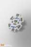 MCPCB STAR pour 1 LED Osram Oslux MCPCB STAR pour 1 LED Osram Oslux