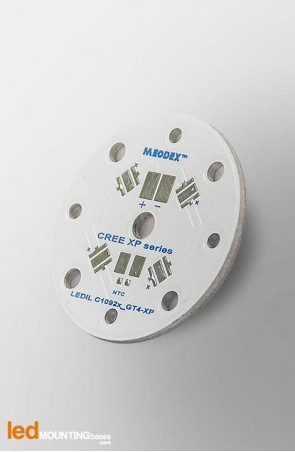 MR11 PCB  for 4 LED CREE XP-G3 / Ledil LED lens compatible