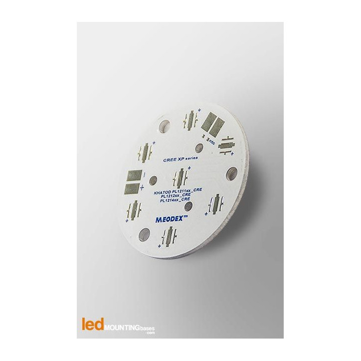 PCB MR11 pour 7 LED CREE XP-G3 compatible optique Khatod