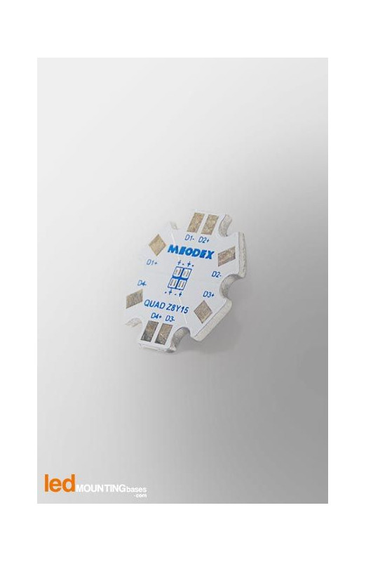 STAR PCB  for 4 LEDs Seoul Wicop Z8Y15-Star-Led Mounting Bases SAS