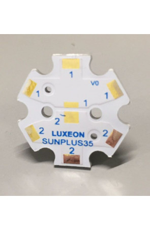 STAR PCB  for 1 LED Luxeon SunPlus 35