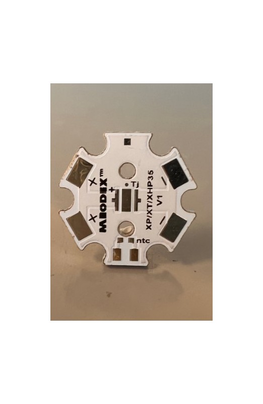 PCB STAR pour 1 LED CREE XHP35 High-Intensity-Star-Led Mounting Bases SAS