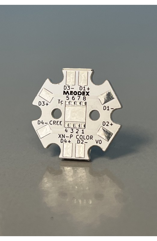 STAR PCB for 1 LED CREE XN-P COLOR-Star-Led Mounting Bases SAS