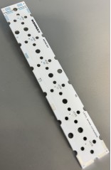 Strip PCB for 6 LED NICHIA E21 / Ledil LED lens compatible