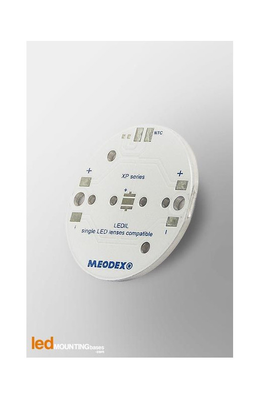 MR11 PCB  for 1 LED CREE XHP35 / Ledil LED lens compatible-Diameter 35mm-Led Mounting Bases SAS
