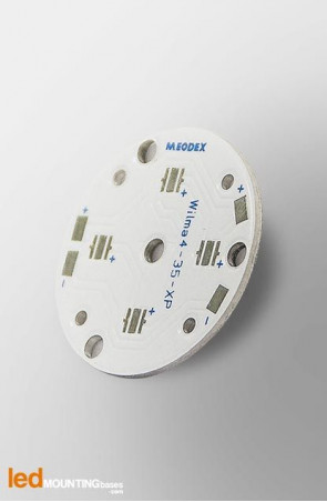 PCB MR11 pour 4 LED CREE XT-E High-Voltage White compatible Ledil Angie