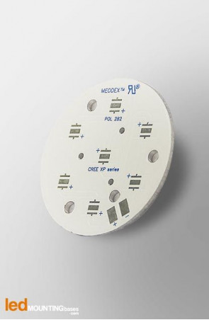 MR16 PCB  for 7 LED CREE XP-E High-Efficiency White / POL LED lens compatible