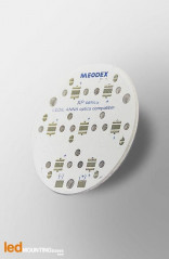 MR16 PCB  for 7 LED CREE XP-E High-Efficiency White / Ledil LED lens compatible