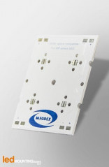 PCB Strip pour 4 LED CREE XT-E High-Voltage White compatible optique Ledil