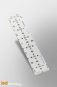 Strip PCB for 6 LED CREE XP-E High-Efficiency White / Ledil LED lens compatible
