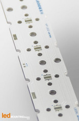 Strip MCPCB for 6 LED CREE XT-E White / LEDIL LED Lens compatible