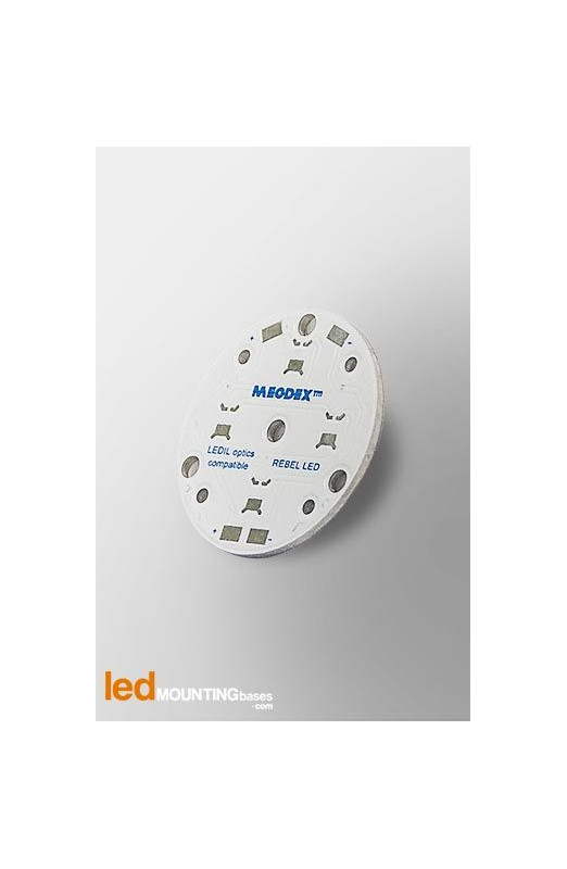 MR11 PCB  for 4 LED Lumileds Luxeon Rebel / Ledil Angie compatible-Diameter 35mm-Led Mounting Bases SAS