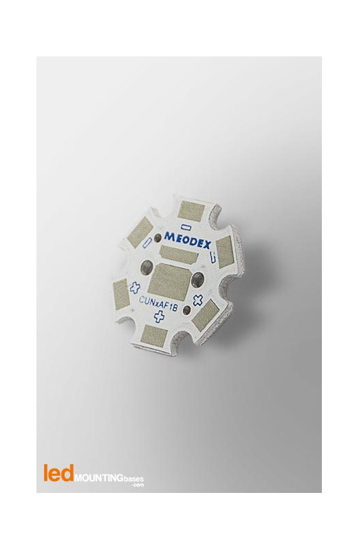 STAR PCB  for 1 LED Seoul ViosysCUN7AF1B / Ledil and Carclo LED lens compatible-Star-Led Mounting Bases SAS