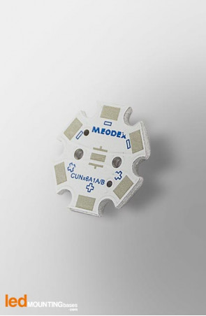 PCB STAR pour 1 LED Seoul Viosys CUN96A1B compatible optique Ledil et Carclo