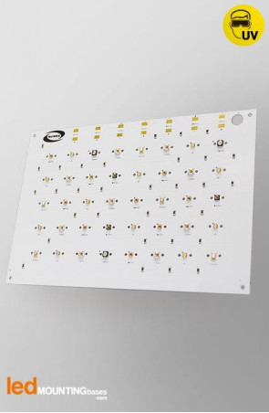 Module LED, PCB Aluminium Denka équipé de LEDS Nichia, Philips Luxeon, Osram Oslon, Ledengin