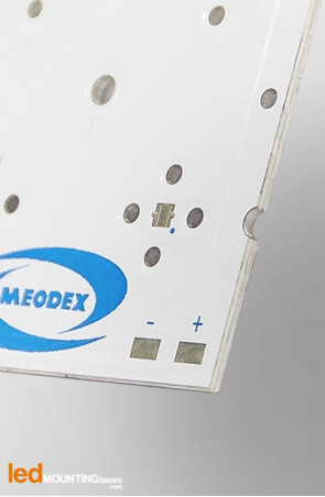 PCB Strip pour 4 LED CREE XB-D compatible optique Ledil