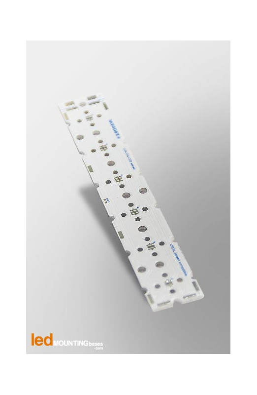 PCB Strip pour 6 LED Osram Oslon Serie compatible optique Ledil-Strip-Led Mounting Bases SAS