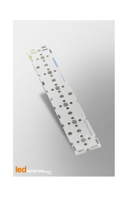 Strip PCB  for 6 LED Nichia N219 / Ledil LED lens compatible-Strip-Led Mounting Bases SAS