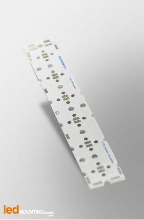 PCB Strip pour 6 LED Nichia N119 compatible optique Ledil