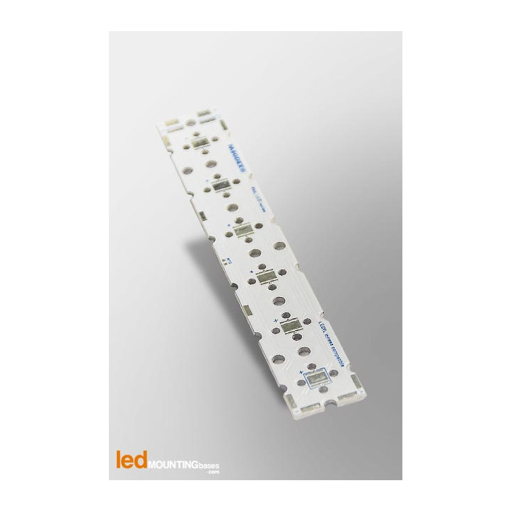 STRIP MCPCB  for 6 LEDs CREE XML Ledil LED Lens compatible