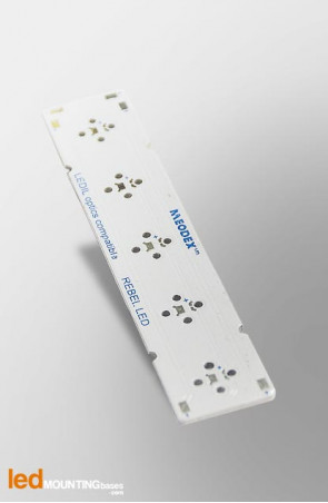 STRIP MCPCB  for 5 LEDs Lumileds Luxeon Rebel