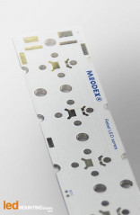 PCB Strip pour 6 LED Lumileds Luxeon Rebel compatible optique Ledil