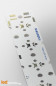 PCB Strip pour 6 LED Lumileds Luxeon Rebel compatible optique Ledil-Strip-Led Mounting Bases SAS