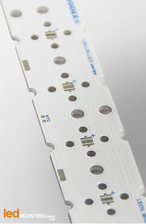 Strip PCB  for 6 LED Osram Oslon Serie / Ledil LED lens compatible