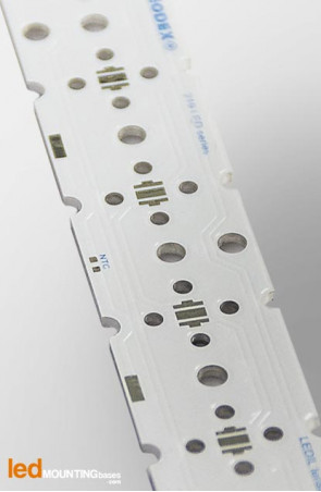 PCB Strip pour 6 LED Nichia N219 compatible optique Ledil
