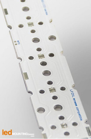 Strip PCB  for 6 LED CREE XB-D / Ledil LED lens compatible