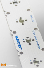 PCB Strip pour 4 LED CREE XM-L compatible optique Ledil