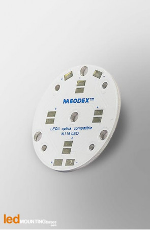PCB MR11 pour 4 LED Nichia 119 compatible Ledil Angie