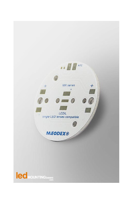 MCPCB Diametre 35mm pour 1 LED CREE MX compatible optique Ledil
