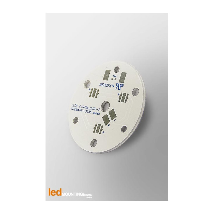 D35 MCPCB  for 3 LEDs Intematix x3535 Ledil LED Lens compatible