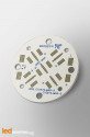 MCPCB Diametre 35mm pour 5 LEDs CREE MX-6 compatible optique Ledil