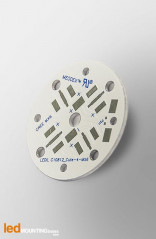 MCPCB Diametre 35mm pour 4 LEDs CREE MX-6 compatible optique Ledil
