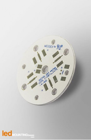 D35 MCPCB  for 4 LEDs Nichia x83 Ledil LED Lens compatible