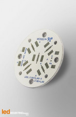 MCPCB Diametre 35mm pour 5 LEDs Nichia x83 compatible optique Ledil