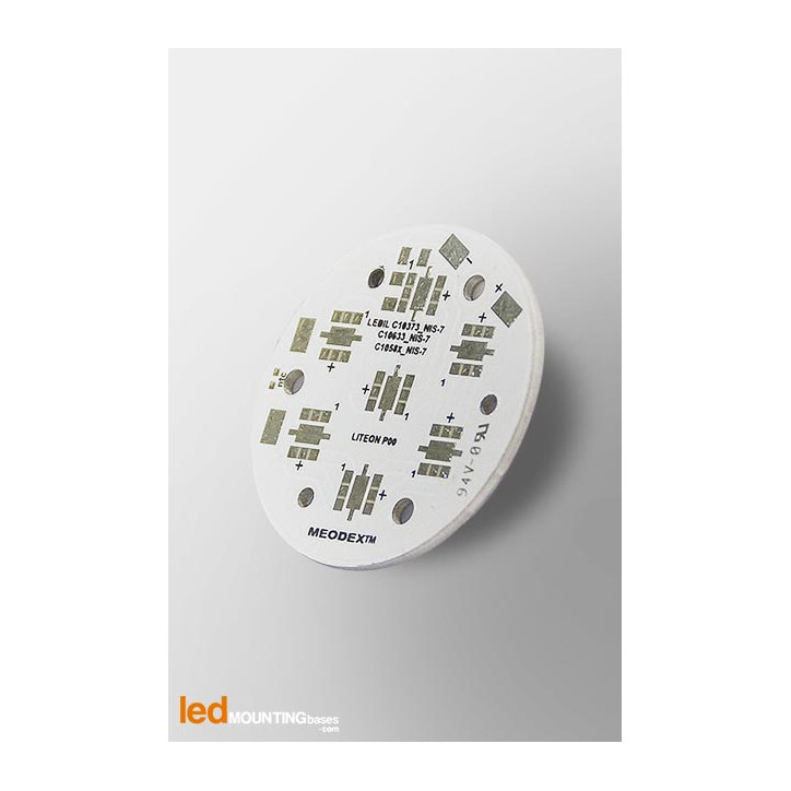 D40 MCPCB  for 3 LEDs Liteon P00 Ledil LED Lens compatible