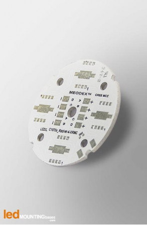 MCPCB Diametre 40mm pour 4 LEDs CREE MC-E compatible optique Ledil