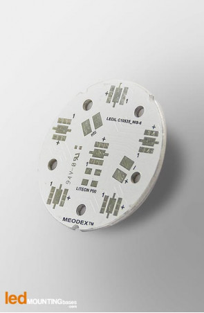 MR16 PCB  for 6 LED LiteonP00 / Ledil LED lens compatible