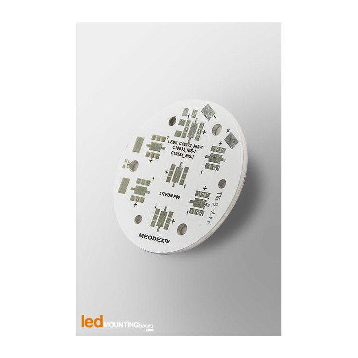 D40 MCPCB  for 7 LEDs Liteon P00 Ledil LED Lens compatible