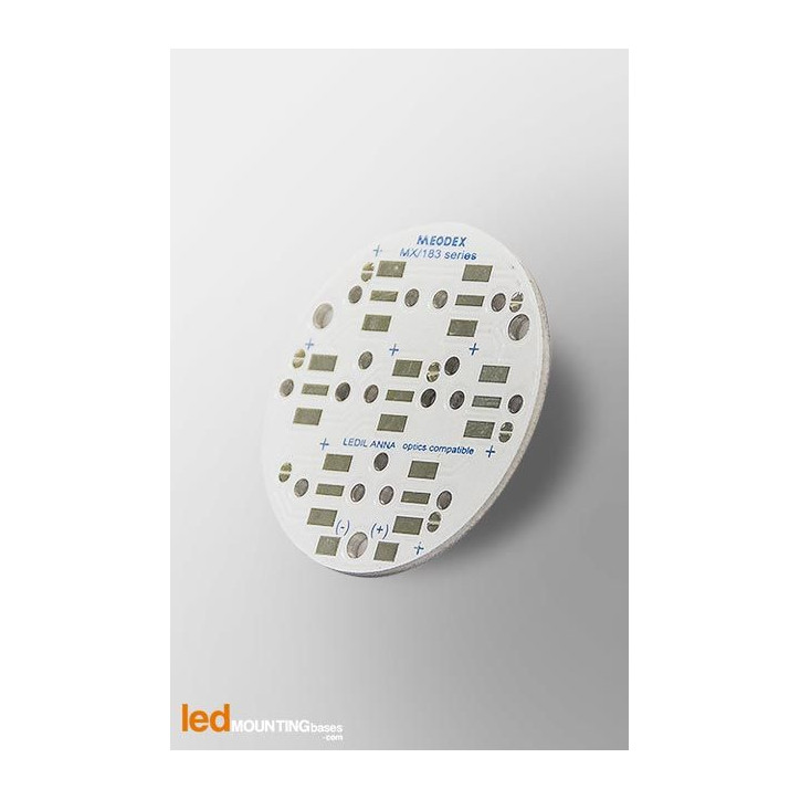 PCB MR16 pour 7 LED Nichia 183 compatible optique Ledil
