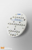 MCPCB Diametre 40mm pour 7 LEDs Osram Oslon Serie compatible optique Ledil MCPCB Diametre 40mm pour 7 LEDs Osram Oslon Serie compatible optique Ledil