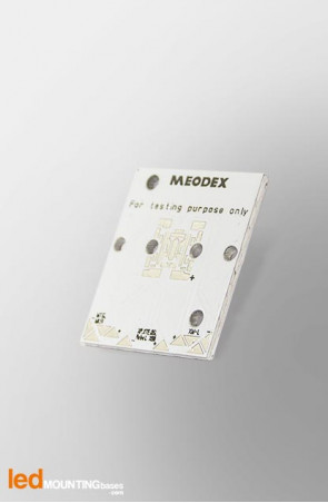 MCPCB for LED tests with multiple footprints available and Ledil LED Lens compatible